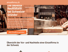 Tablet Screenshot of einzelfirma.ch